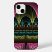 Speciaal Fantasy Patroon Abstract Kleurrijke Fract Case-Mate iPhone Case (Achterkant)
