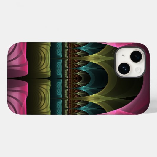 Speciaal Fantasy Patroon Abstract Kleurrijke Fract Case-Mate iPhone Case (Achterkant (horizontaal))