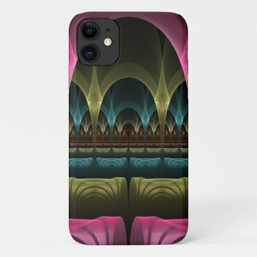 Speciaal Fantasy Patroon Abstract Kleurrijke Fract Case-Mate iPhone Case (Achterkant)