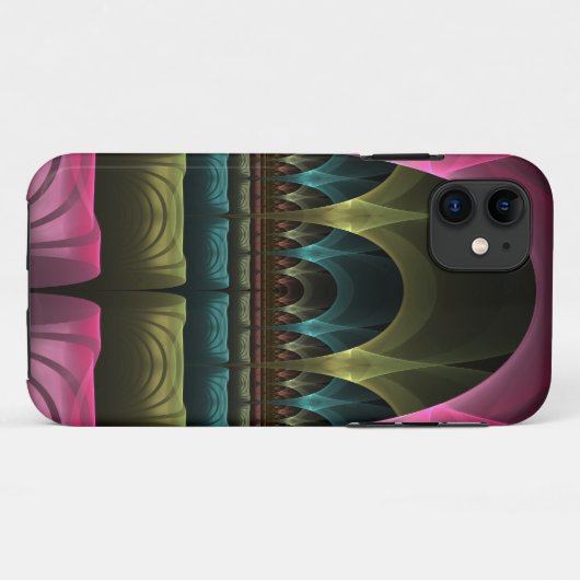 Speciaal Fantasy Patroon Abstract Kleurrijke Fract Case-Mate iPhone Case (Achterkant (horizontaal))