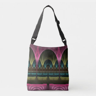 Speciaal Fantasy Patroon Abstract Kleurrijke Fract Crossbody Tas