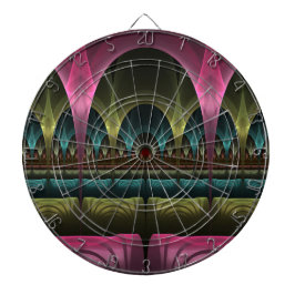 Speciaal Fantasy Patroon Abstract Kleurrijke Fract Dartbord