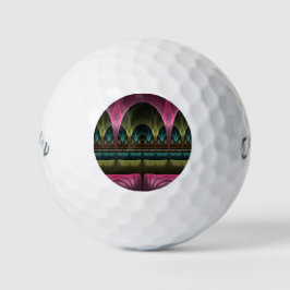 Speciaal Fantasy Patroon Abstract Kleurrijke Fract Golfballen