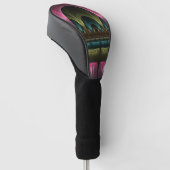 Speciaal Fantasy Patroon Abstract Kleurrijke Fract Golfheadcover (Schuin)