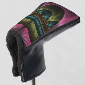 Speciaal Fantasy Patroon Abstract Kleurrijke Fract Golfheadcover (3/4 voorkant)