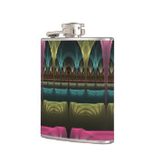 Speciaal Fantasy Patroon Abstract Kleurrijke Fract Heupfles (Links)