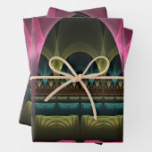 Speciaal Fantasy Patroon Abstract Kleurrijke Fract Inpakpapier Vel (In situ)