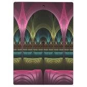 Speciaal Fantasy Patroon Abstract Kleurrijke Fract Klembord (Achterkant)