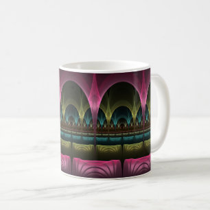 Speciaal Fantasy Patroon Abstract Kleurrijke Fract Koffiemok