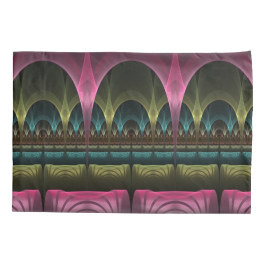 Speciaal Fantasy Patroon Abstract Kleurrijke Fract Kussensloop (Achterkant)