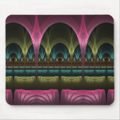 Speciaal Fantasy Patroon Abstract Kleurrijke Fract Muismat (Voorkant)
