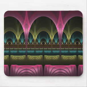 Speciaal Fantasy Patroon Abstract Kleurrijke Fract Muismat