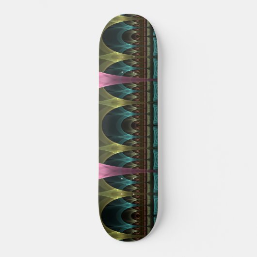 Speciaal Fantasy Patroon Abstract Kleurrijke Fract Persoonlijk Skateboard (Voorkant)