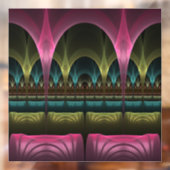 Speciaal Fantasy Patroon Abstract Kleurrijke Fract Raamsticker (Vel 2)