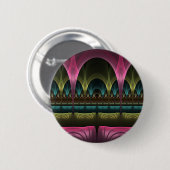 Speciaal Fantasy Patroon Abstract Kleurrijke Fract Ronde Button 5,7 Cm (Voorkant /achterkant)
