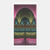 Speciaal Fantasy Patroon Abstract Kleurrijke Fract Servet (Voorkant)
