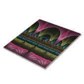 Speciaal Fantasy Patroon Abstract Kleurrijke Fract Tegeltje (Zijkant)