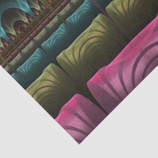 Speciaal Fantasy Patroon Abstract Kleurrijke Fract Tissuepapier (Detail)