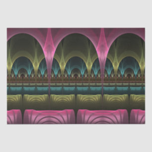 Speciaal Fantasy Patroon Abstract Kleurrijke Fract Tissuepapier