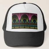 Speciaal Fantasy Patroon Abstract Kleurrijke Fract Trucker Pet (Voorkant)