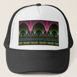 Speciaal Fantasy Patroon Abstract Kleurrijke Fract Trucker Pet