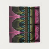 Speciaal Fantasy Patroon Abstract Kleurrijke Fract Wandkleed (Voorkant)