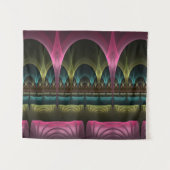 Speciaal Fantasy Patroon Abstract Kleurrijke Fract Wandkleed (Voorkant (horizontaal))