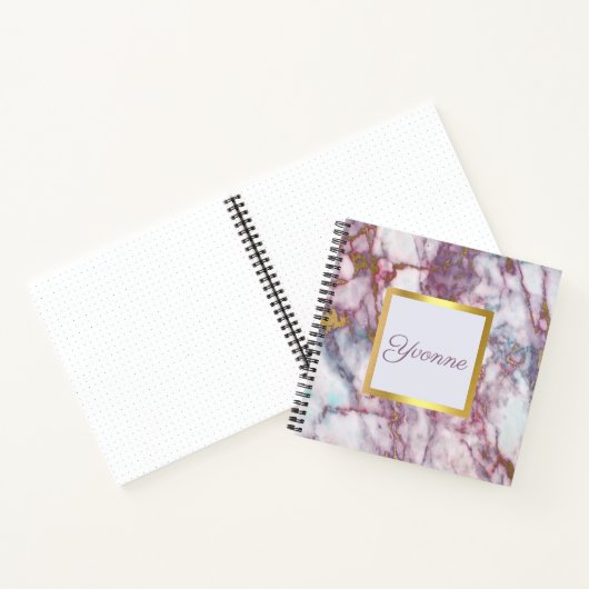 Speciaal Faux Marble Sketchbook Notitieboek (Binnen)