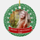 Speciaal feestdag met feestelijke feestdag met pre keramisch ornament (Achterkant)