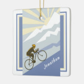 Speciaal fietsende mountain Road Bike Keramisch Ornament (Links)