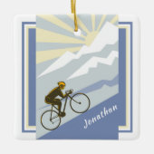 Speciaal fietsende mountain Road Bike Keramisch Ornament (Voorkant)