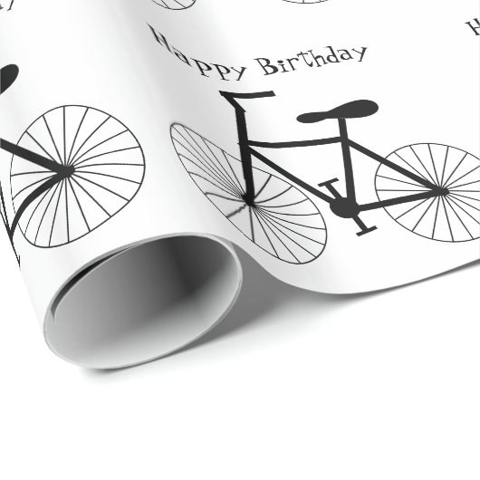 Speciaal fietsontwerp cadeaupapier (Rol Hoek)