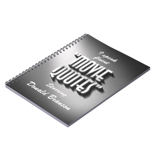 Speciaal filmprijsjournaal notitieboek (Linkerzijde)