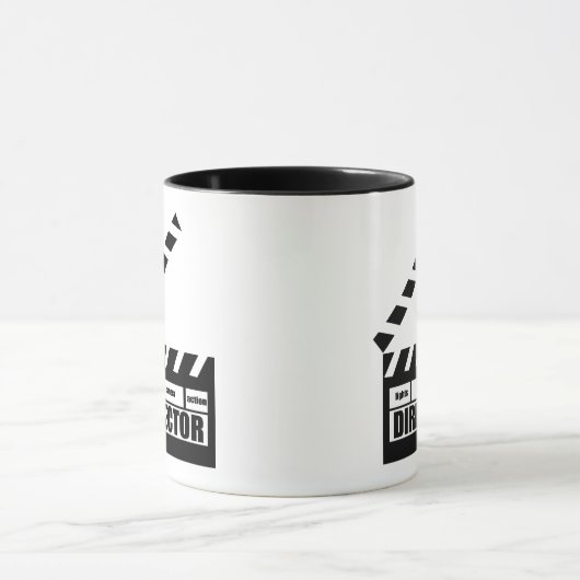 Speciaal filmregisseur Clapboard Clapboard Clapboa Mok (Midden)