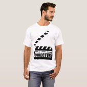 Speciaal filmregisseur Clapboard Clapboard Clapboa T-shirt (Voorkant volledig)