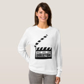 Speciaal filmregisseur Clapboard Clapboard Clapboa T-shirt (Voorkant volledig)