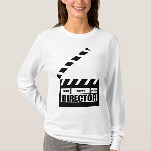 Speciaal filmregisseur Clapboard Clapboard Clapboa T-shirt (Voorkant)