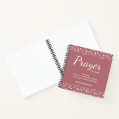 Speciaal Floral Roos Gold Prayer Journal Notitieboek (Binnen)