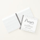 Speciaal Floral White Prayer Journal Notitieboek (Binnen)