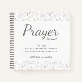 Speciaal Floral White Prayer Journal Notitieboek