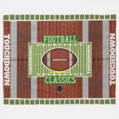 Speciaal Football Classics Fleece Blanket (Voorkant (Horizontaal))
