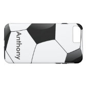 Speciaal Football Saucer Ball white en Black Case-Mate iPhone Case (Achterkant (Horizontaal))
