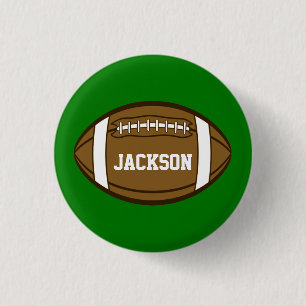 Speciaal Football voor jongens die van sport houde Ronde Button 3,2 Cm