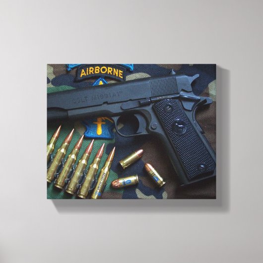 Speciaal Forces Green Berets veterans veterans Afd Canvas Afdruk (Voorkant)