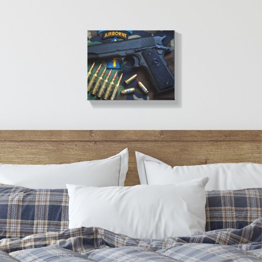 Speciaal Forces Green Berets veterans veterans Afd Canvas Afdruk (Insitu (Slaapkamer))