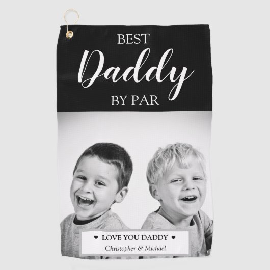 Speciaal foto- en berichtgulden Hoesje Golfhanddoek (Voorkant)