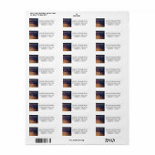 Speciaal foto Modern Return Address Label (Full Sheet)