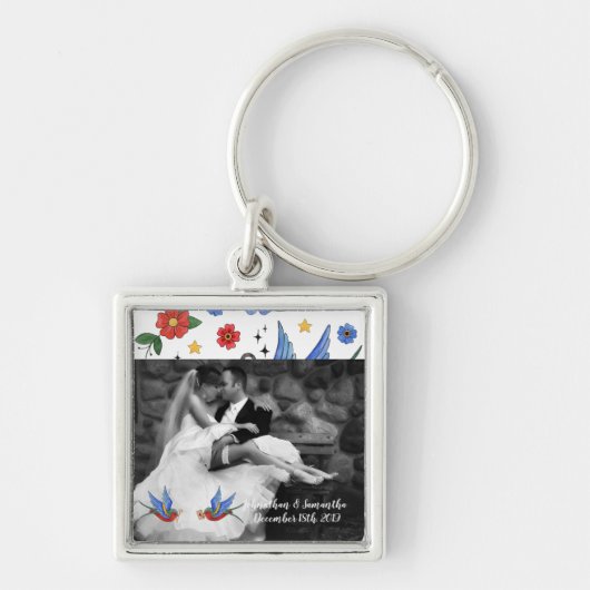 Speciaal foto Sleutelhanger Traditional Bird Tatt (Voorkant)