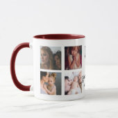 Speciaal fotocollage Gift voor grootmoeder Mok (Links)