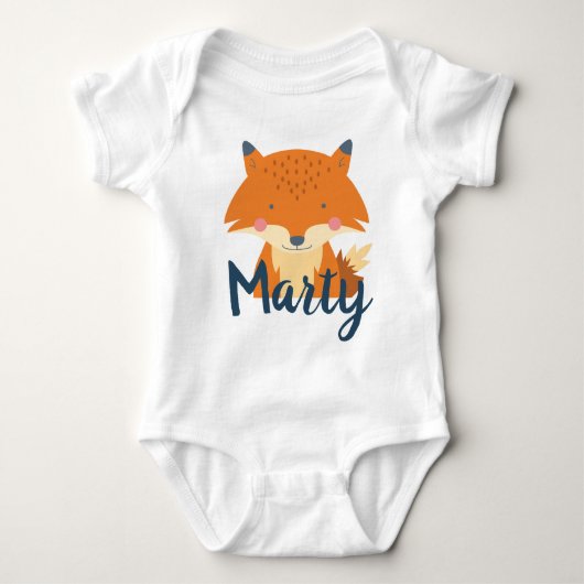 Speciaal Fox Baby Bodysuit (Voorkant)